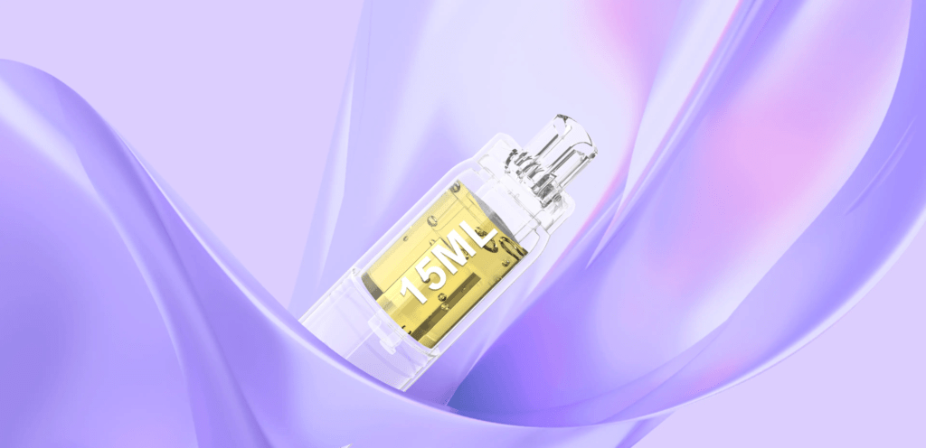 LANA PIX 閃光彈 15ML 透明視覺化油倉展示:隨時監控餘油狀態